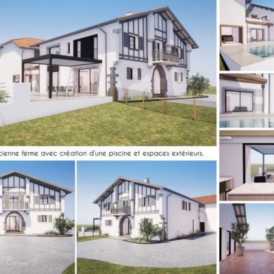 Projet de rénovation d'une ferme au Pays Basque